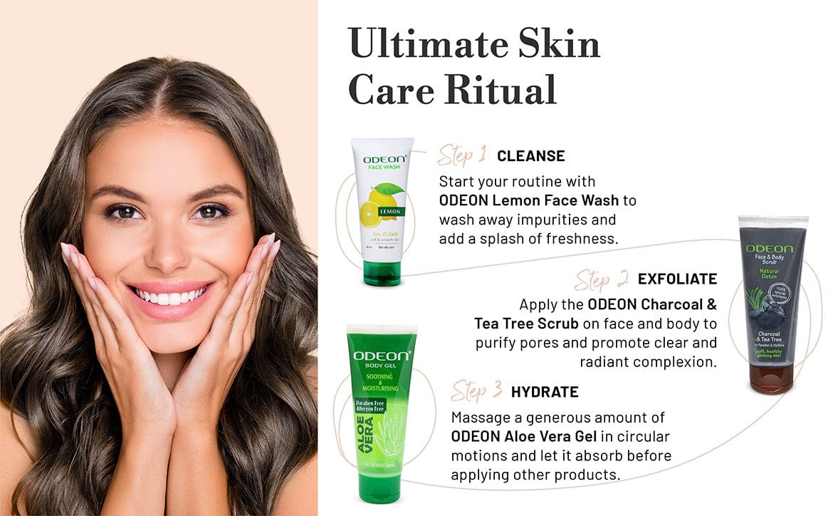 ODEON Lemon Face Wash for Oily Skin | Oil Control & Refreshing Cleanser