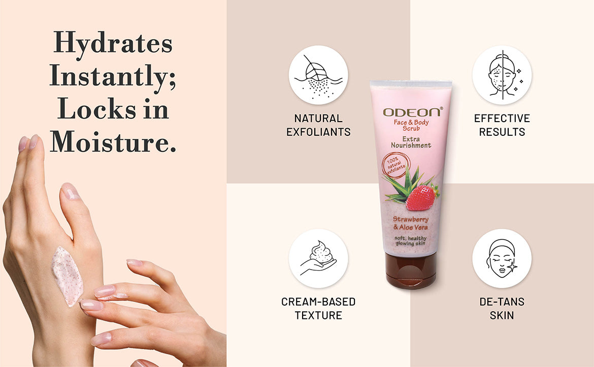 Strawberry & Aloe Vera Face Scrub