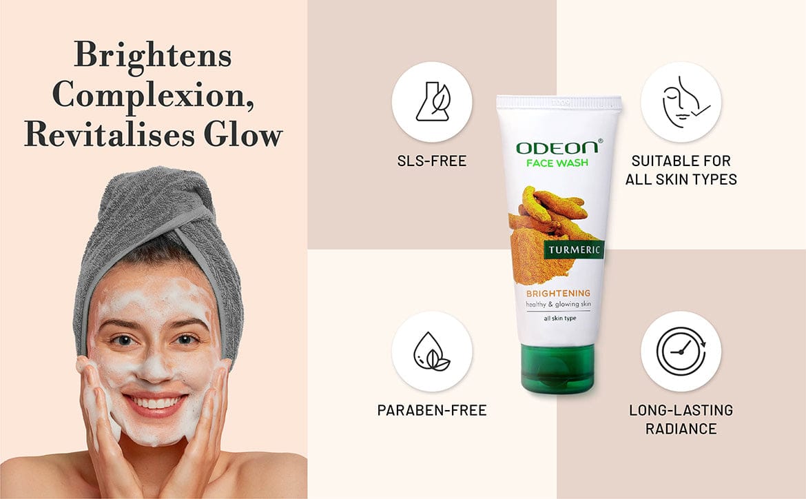 Turmeric Face Wash for Bright & Clear Skin | Gentle Daily Facial Cleanser