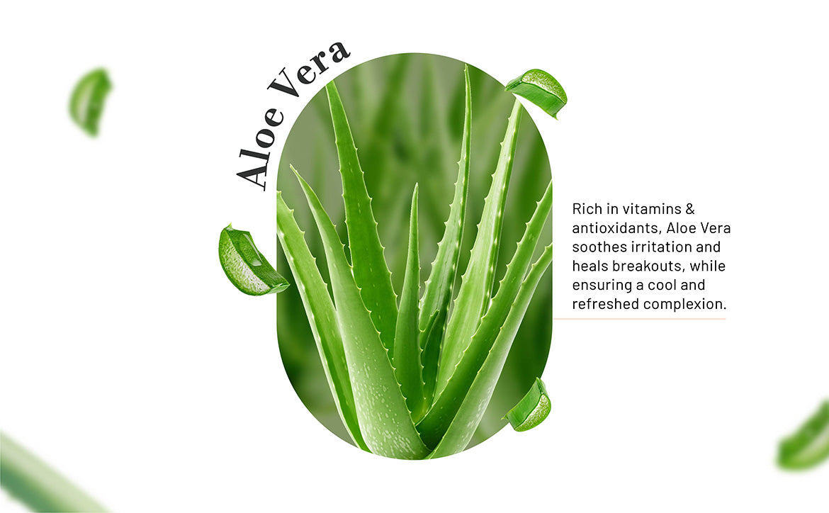 Aloe Vera Body Gel balances skin moisture levels effectively, ensuring a consistently hydrated and nourished skin.