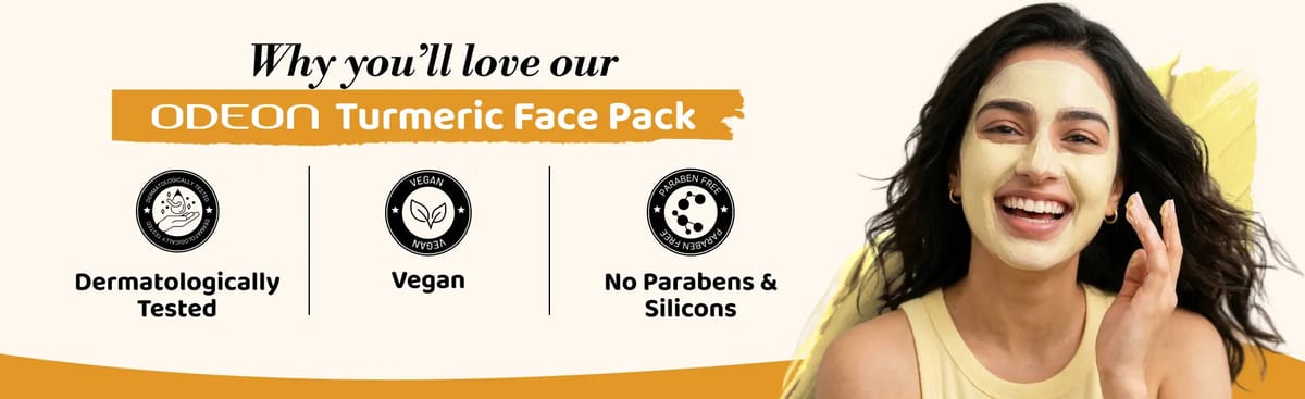 Turmeric & Mineral Clay + Niacinamide Face Pack – Oil-Free & Visibly Brighter Skin