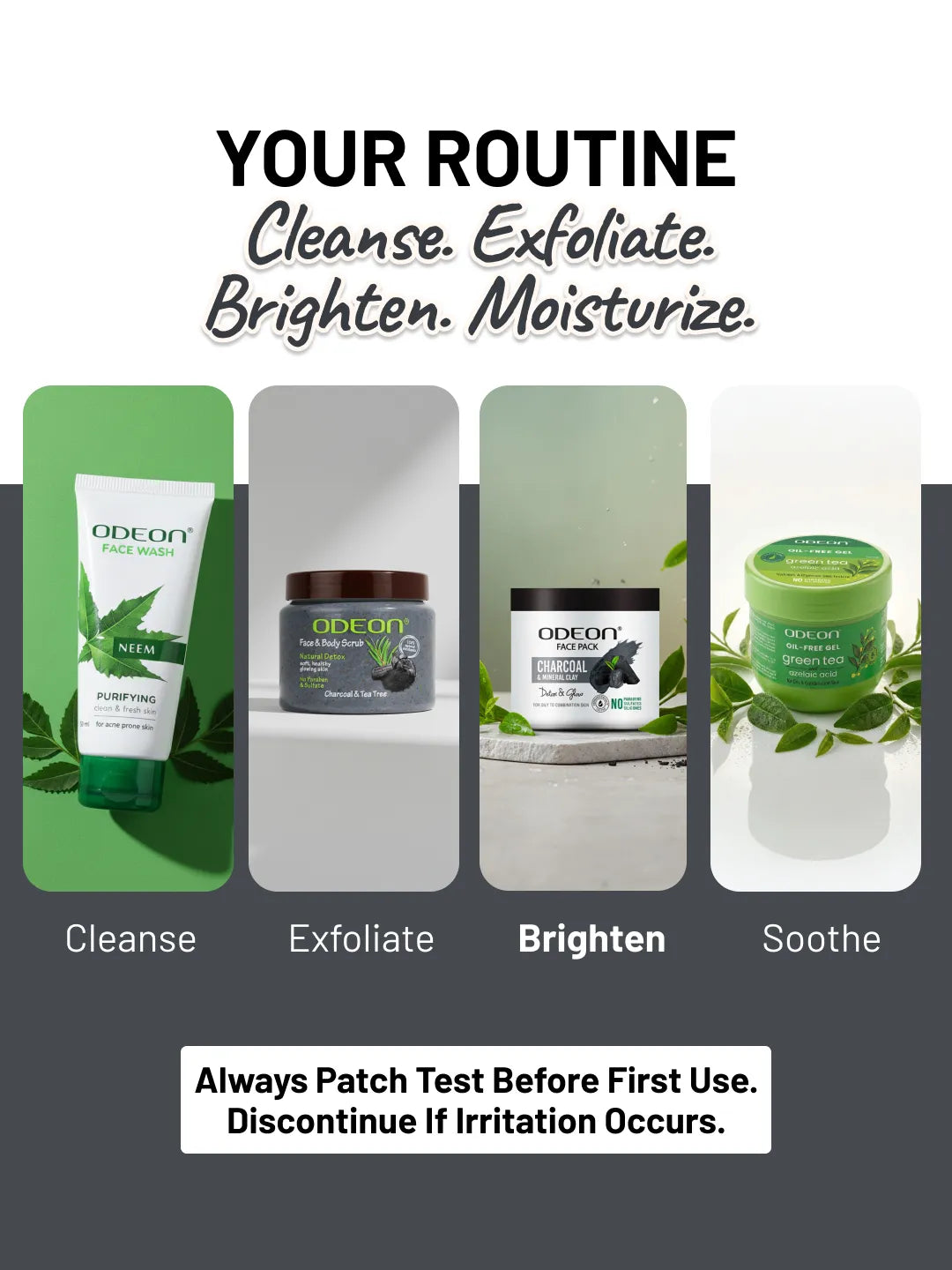 ODEON Charcoal Face Pack for Oily Skin | Oil Control & Pore Detox Clay Mask | 400ml