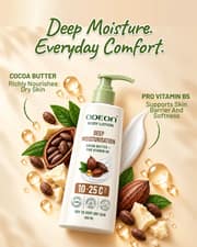 ODEON Deep Moisturisation Body Lotion with Cocoa Butter & Pro-Vitamin B5