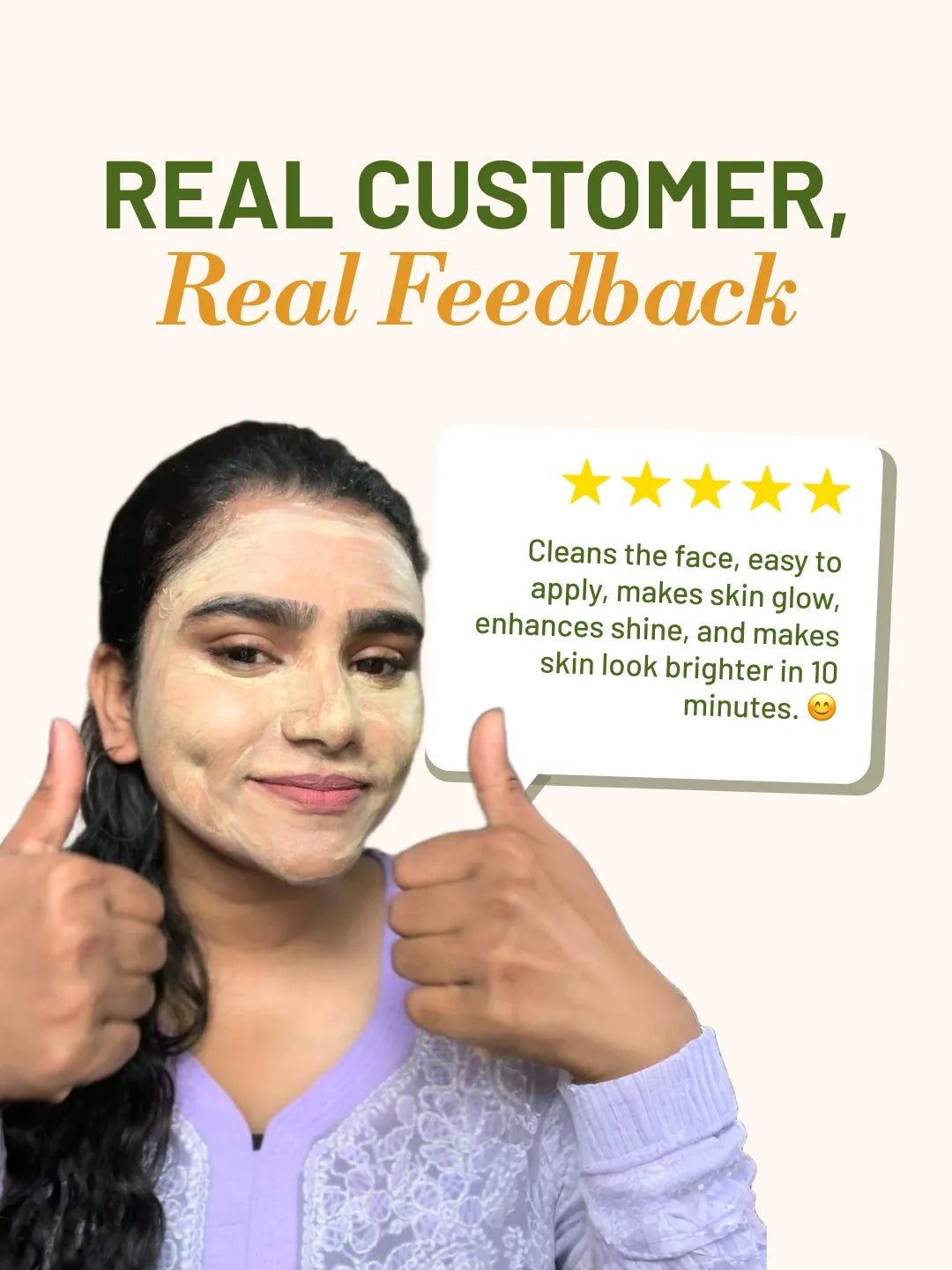 ODEON Turmeric Mineral Clay Face Pack for Oily & Acne Skin | De-Tan & Natural Glow | 400ml