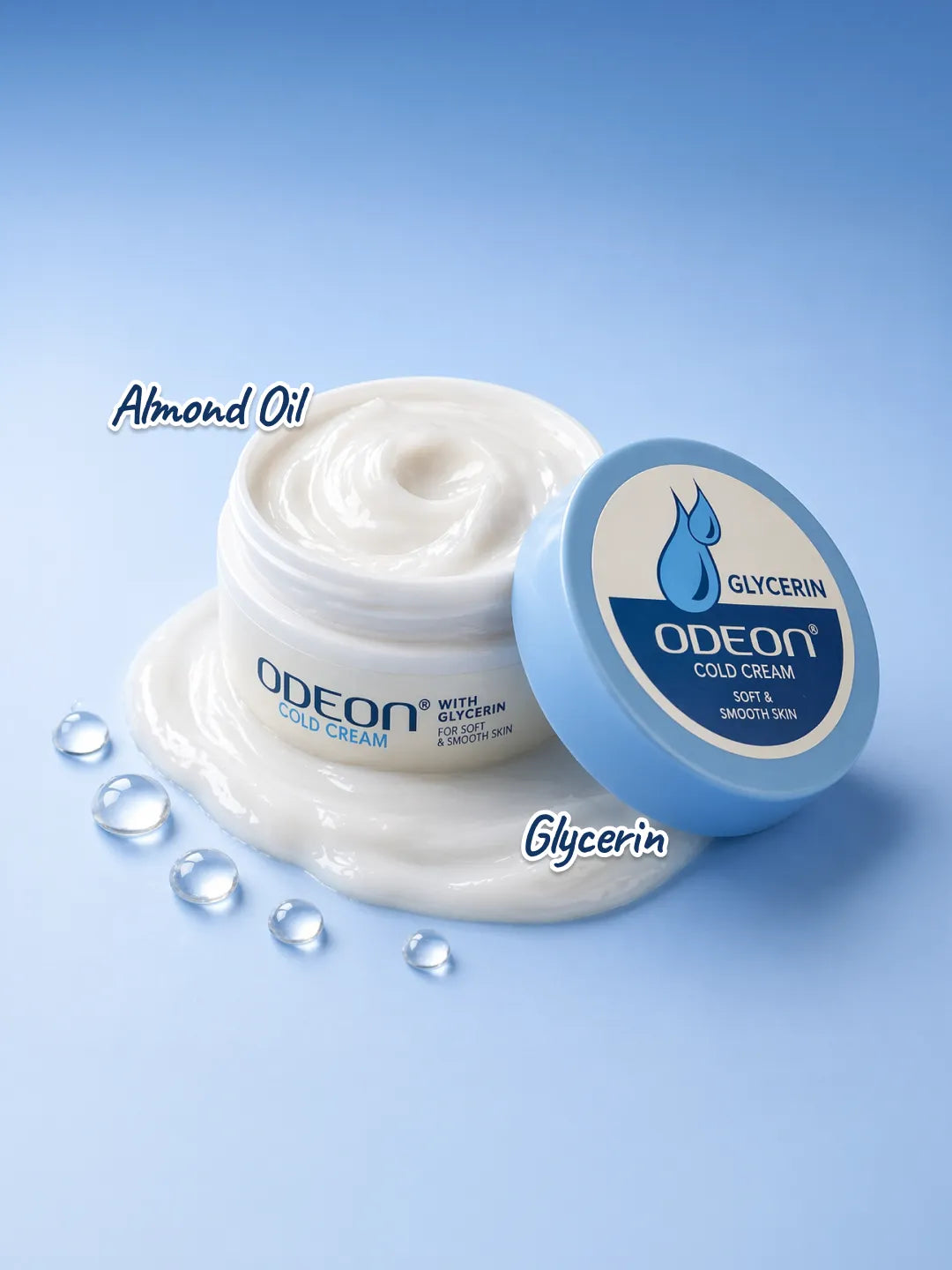 ODEON Cold Cream for Deep Hydration & Winter Protection | Glycerin Moisturizer | 50ml