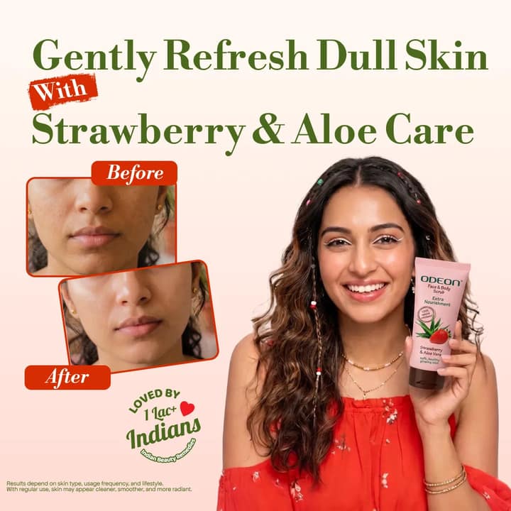 Strawberry & Aloe Vera Face Scrub