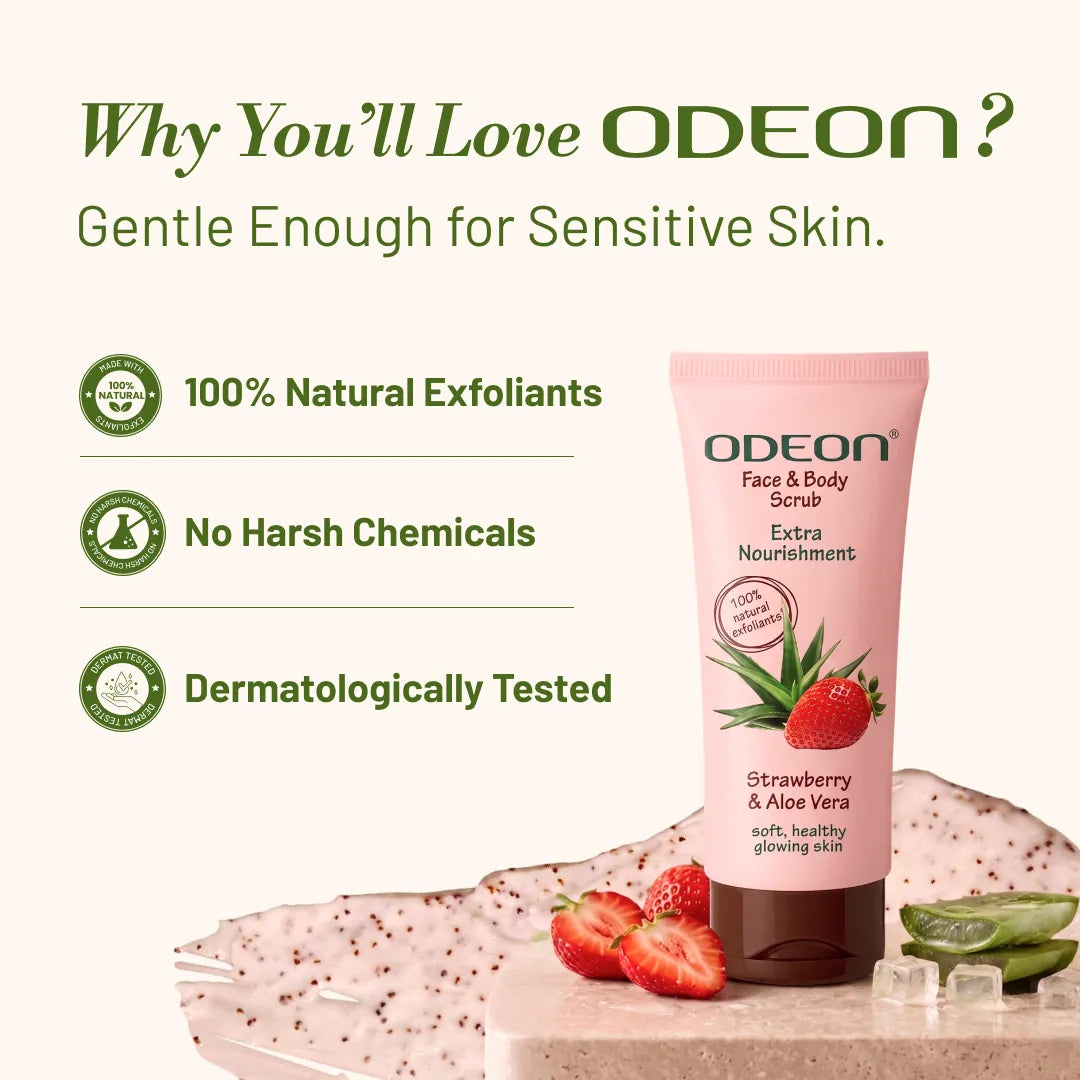 Strawberry & Aloe Vera Face Scrub