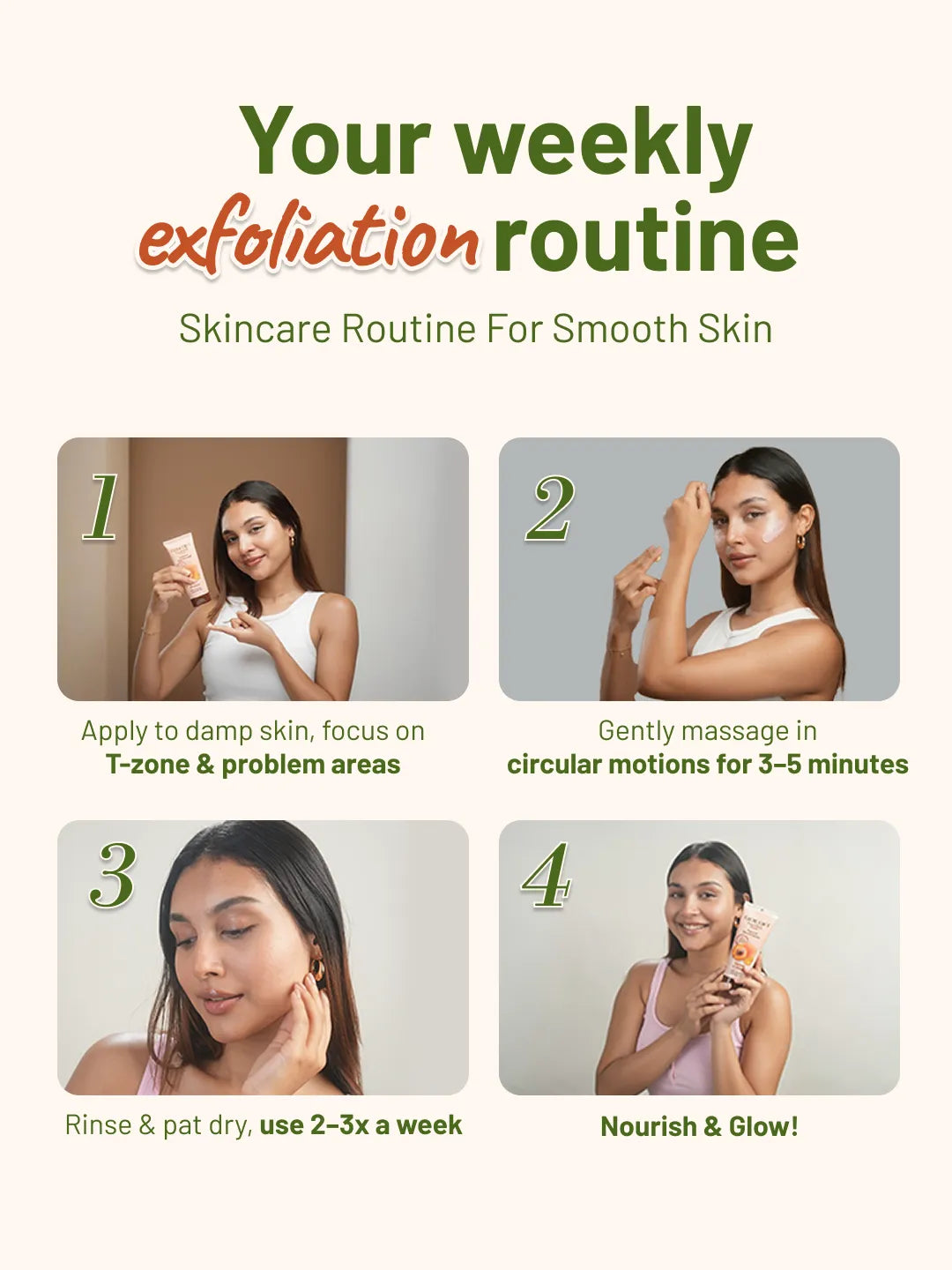 ODEON Apricot & Almond Face Scrub for Blackheads | Nourishing Vitamin Scrub | 100ml
