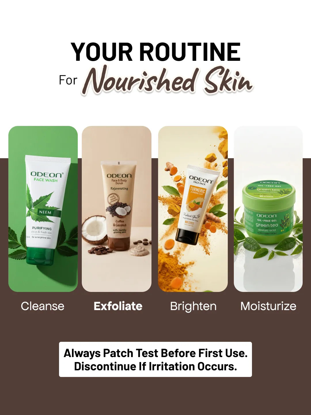 ODEON Coffee & Coconut Face Scrub for De-Tan & Dull Skin | Natural Exfoliating Scrub | 100ml