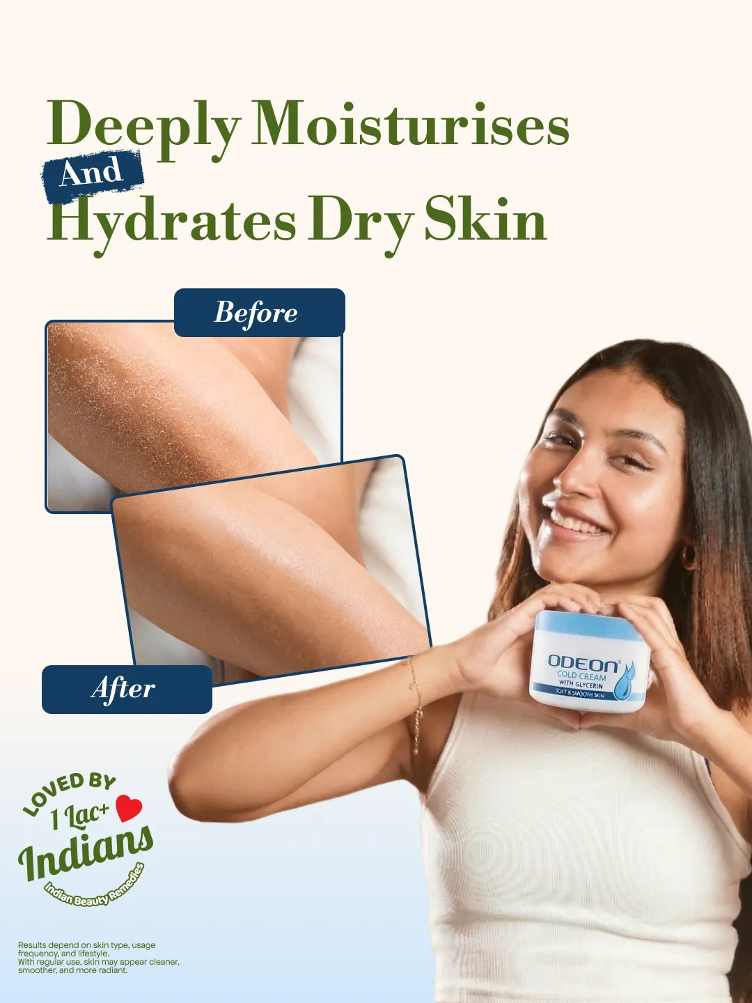 ODEON Cold Cream for Deep Hydration & Winter Protection | Glycerin Moisturizer | 50ml