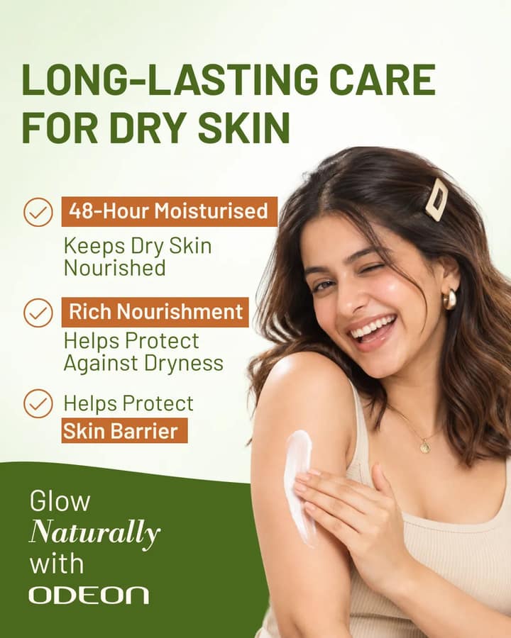 ODEON Barrier Support Body Lotion with Ceramides & Shea Butter