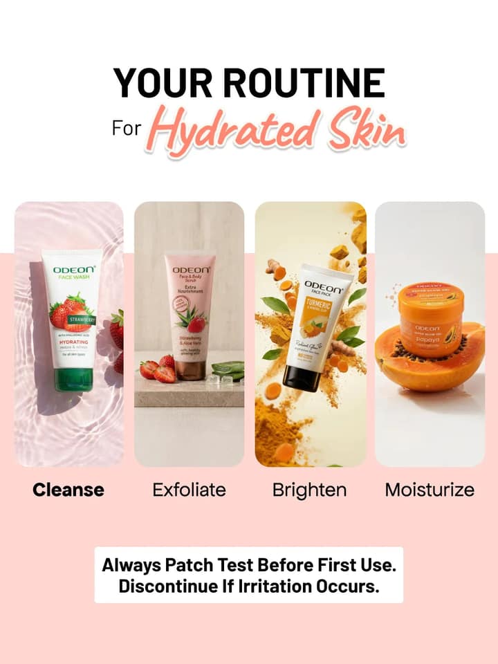 Strawberry Travel Pack Face Wash