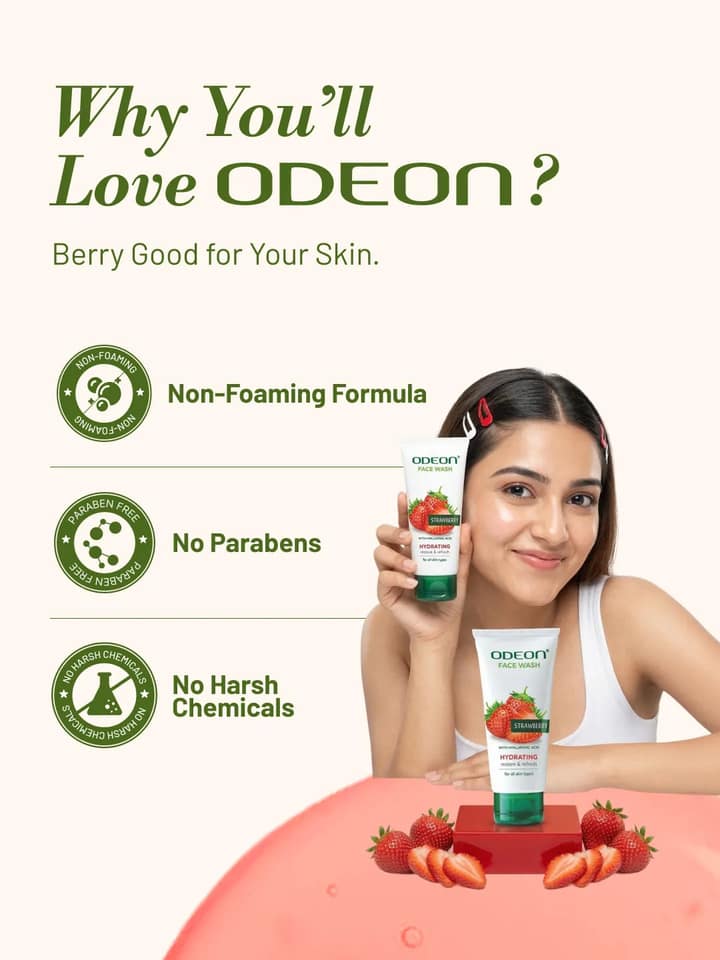 Strawberry Travel Pack Face Wash